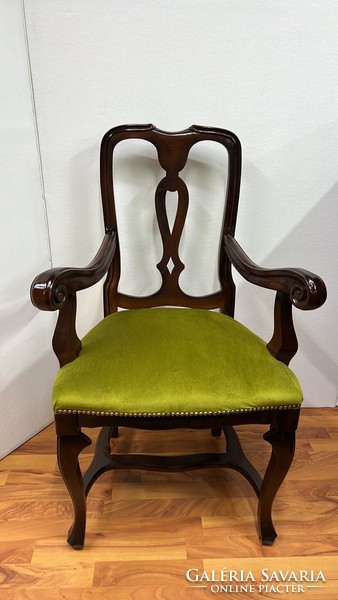 Comfortable, spacious Chippendale style armchair