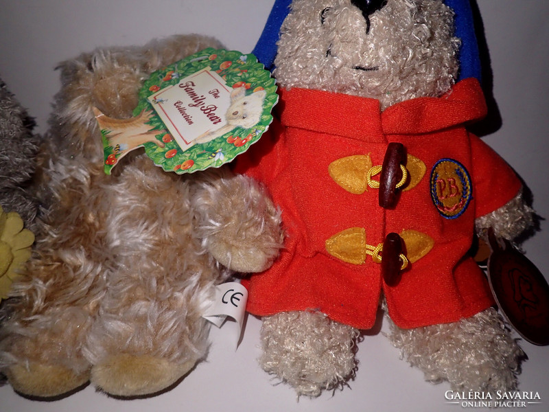 New 4 piece toy plush teddy bear package collection handmade Paddington Bear English Guardsman