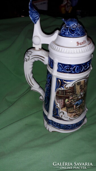 Fairy-tale unterweisbach - baroque scene throughout porcelain hand-painted decorative jug 29 cm according to pictures