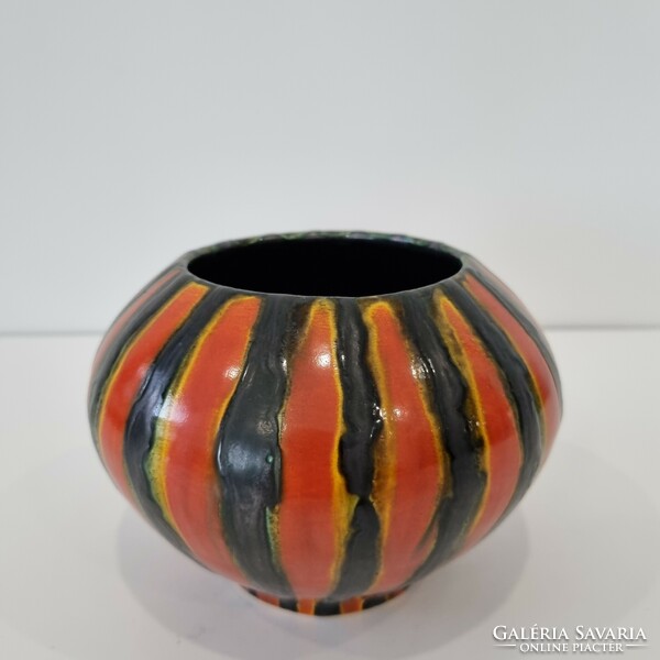 Bodrogkeresztúr ceramic vase, table decoration - '70s