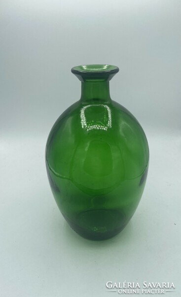 Green liqueur bottle