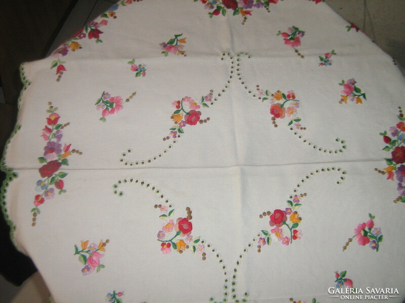 A wonderful hand-embroidered Kalocsa tablecloth