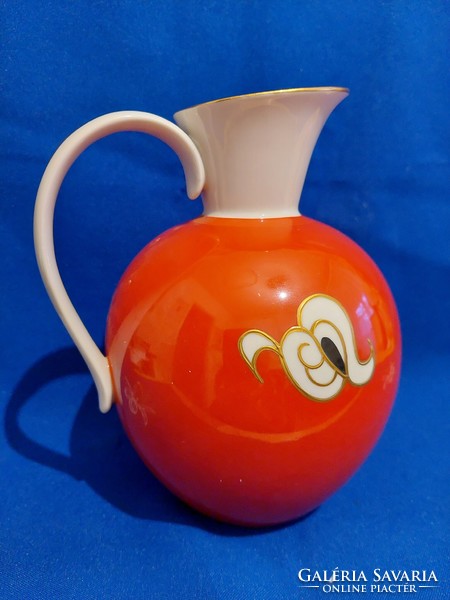 Glazed porcelain jug