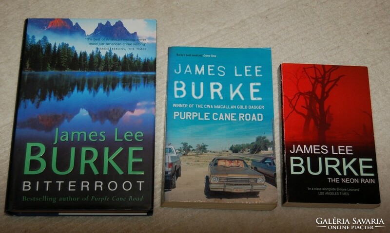 James Lee Burke :The neon rain / Bitter Root /  Purple cane road /