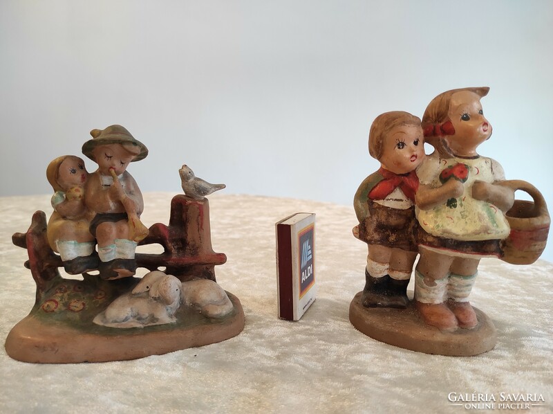 Hummel type Hungarian ceramic figurines hummel copies