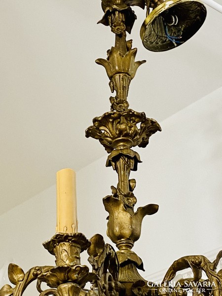 Antique large chandelier xix. Century