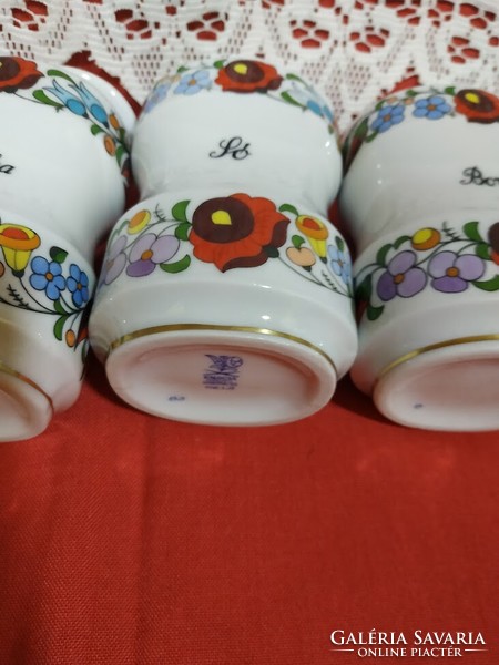 Kalocsai porcelán füszertartók