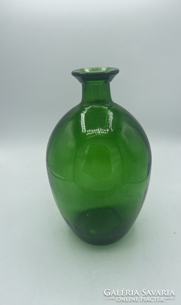 Green liqueur bottle