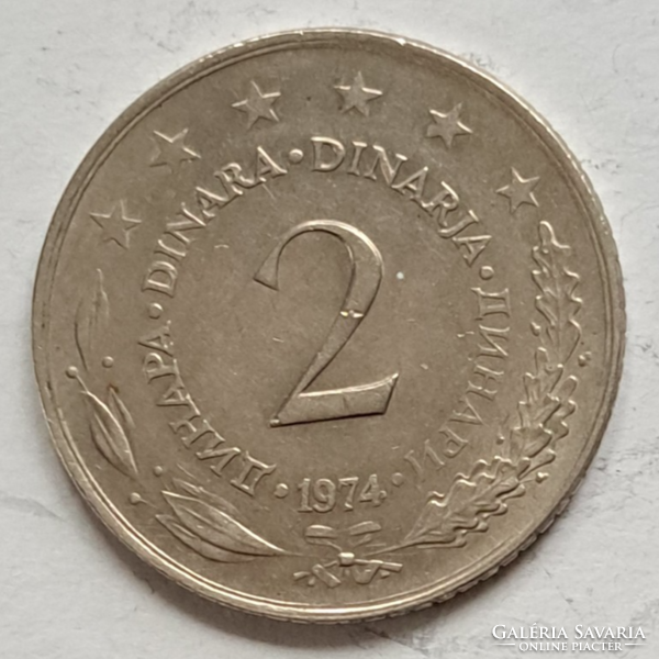 1974. Jugoszlávia 2 Dínár (270)