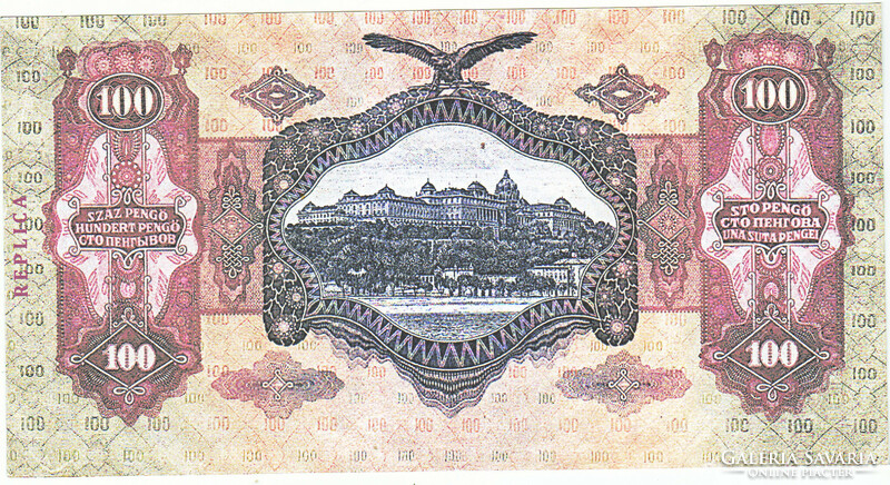 Magyarország 100 pengő 1930 REPLIKA