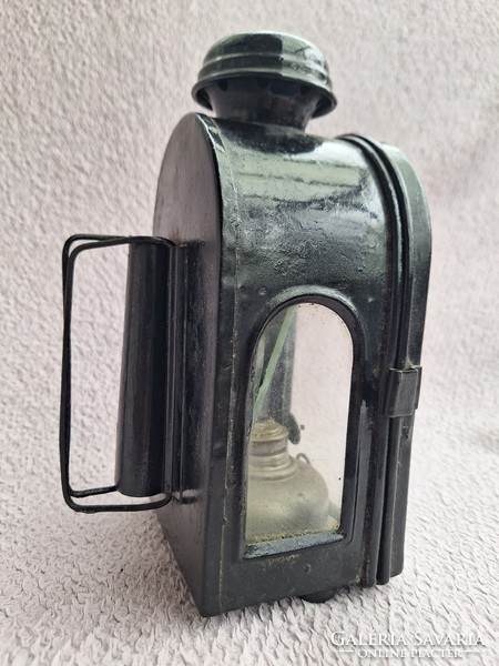 Antique railway bakter lamp petroleum storm lantern