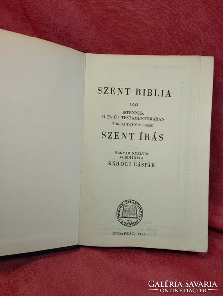 Szent Biblia, 1976-os kiadás