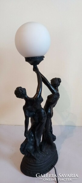 Art Nouveau figural table lamp. Negotiable!