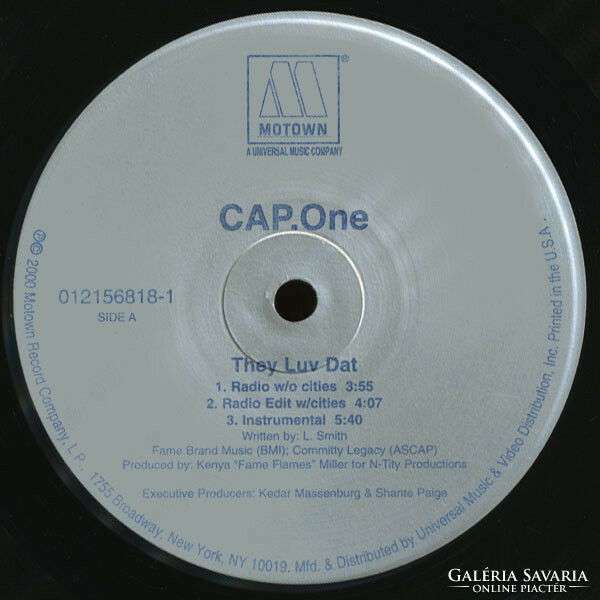 Cap.One - They Luv Dat (12")