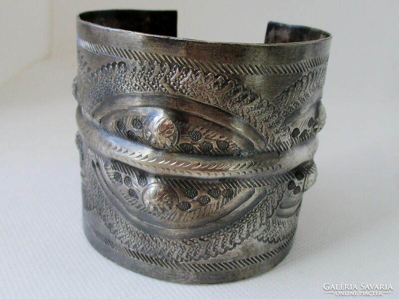 Special antique silver motorcycle bracelet