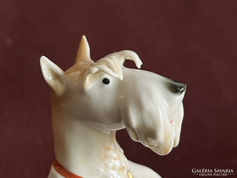 Volkstedt Scottish terrier dog porcelain figurine
