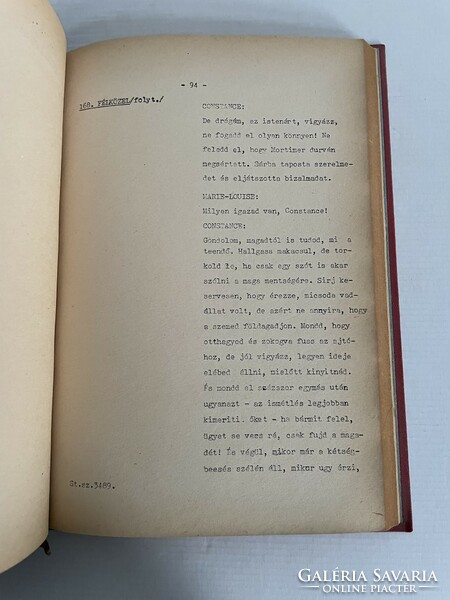 William Somerset Maugham: Talpig úriasszony,  TV film forgatókönyv - 1970. Mafilm