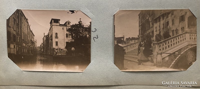 44 original Venetian photographs from 1889