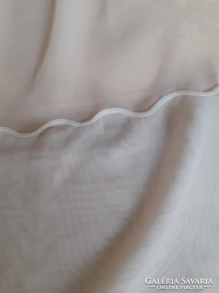 Plain white curtain. 240X600 cm