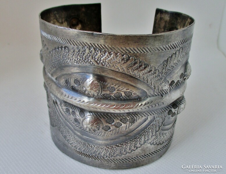 Special antique silver motorcycle bracelet