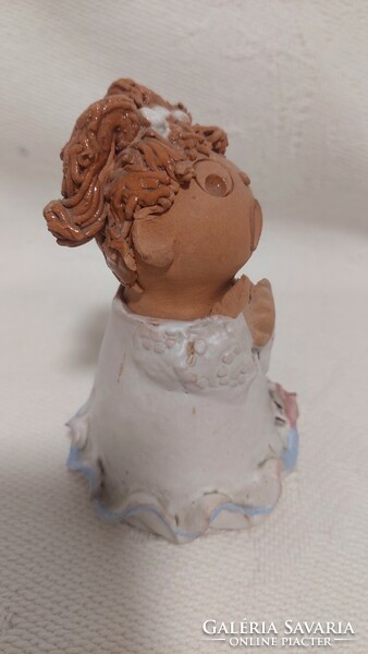 Antalffyné's holy work! Little girl! One of the ceramic artist's favorite works.