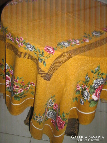 Dreamy vintage rose tablecloth