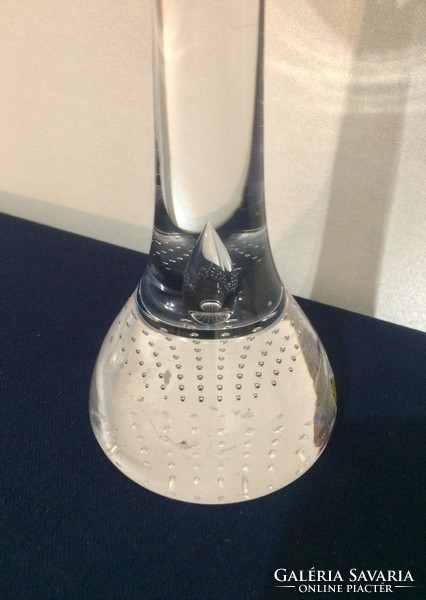 Skruf Swedish crystal candle holder