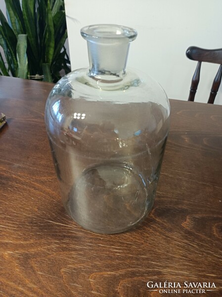 Apothecary glass/bottle, originally included with a stopper.