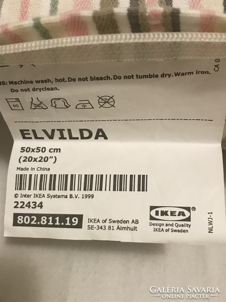 Ikea díszpárna huzat, 50 x 50 cm, Elvilda fantázianevű