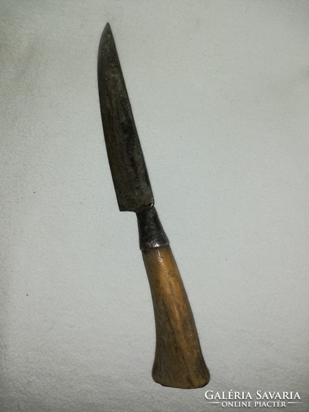 Vintage hunting dagger with antler handle