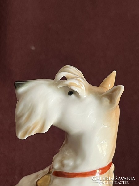 Volkstedt Scottish terrier dog porcelain figurine