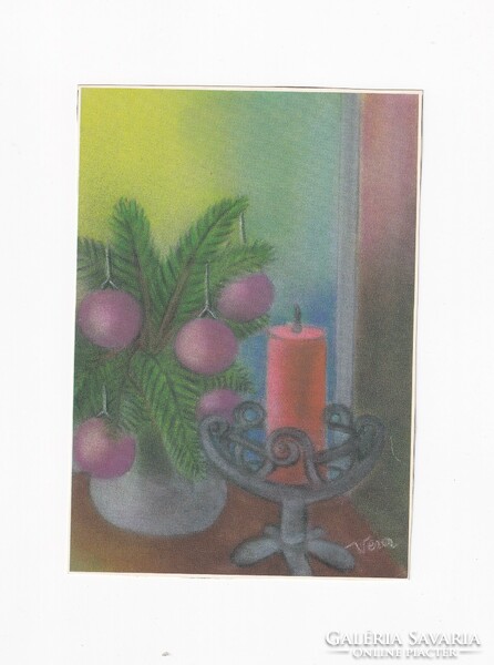 K:166 Christmas card postmarked