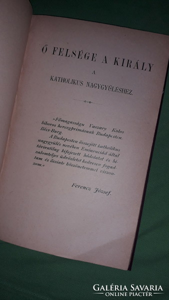 1984.január 16. Gróf Eszterházy -Gróf Zichy : Katolikus nagygyűlés PÁRATLAN könyv ! a képek szerint