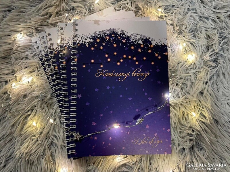 Christmas planner notebook