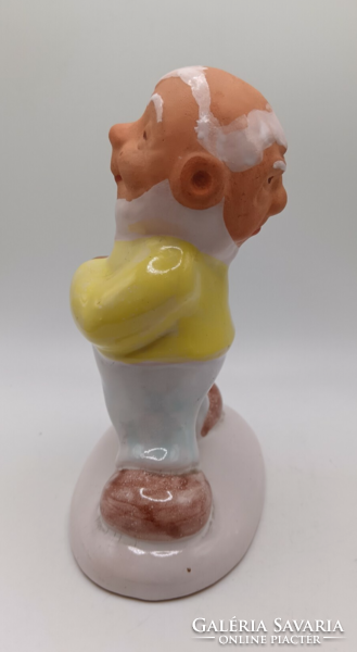 Ferenc Csermák is a two-faced ceramic dwarf