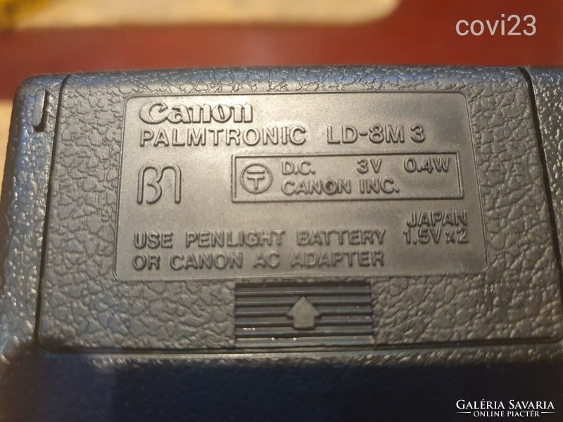 Retro Canon palmtronic LD-8M 3 VFD kijelzős (Vacuum Fluorescent Display) fénydiódás számológép