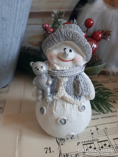 Festive snowman figure