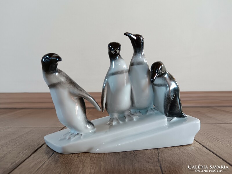 Rare Herend penguins