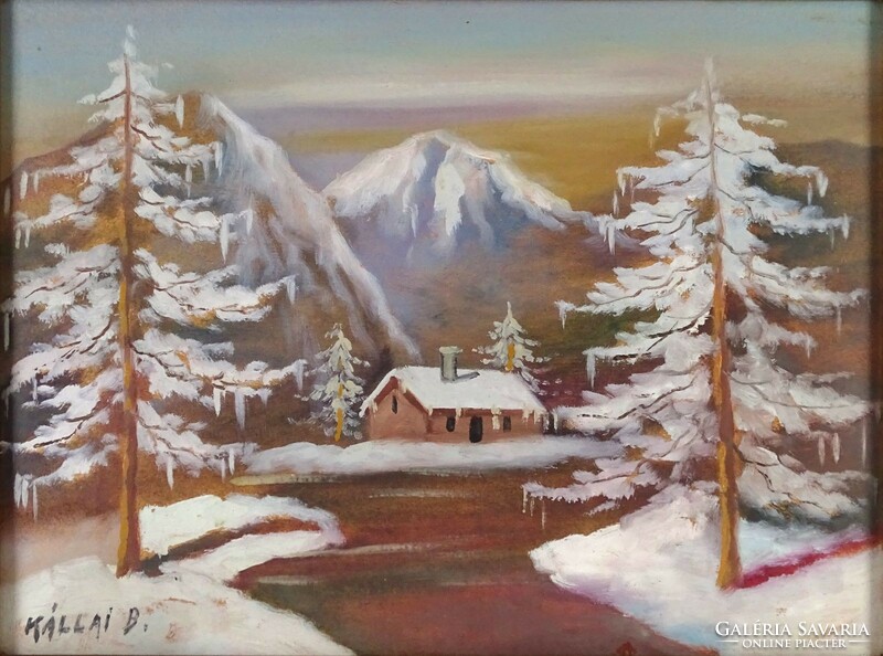 Calli of 1P163 b. : Mountain winter landscape