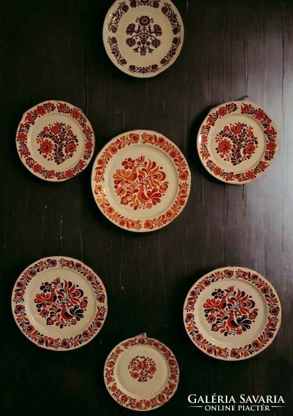 Alföldi porcelán falitányérok 7 darab