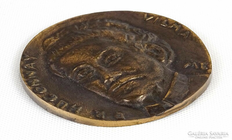 1P179 Dr. Hugonnay Vilma az első magyar orvosnő bronz plakett 9.3 cm