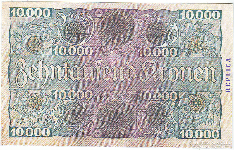Austria 10000 Austrian crowns 1924 replica