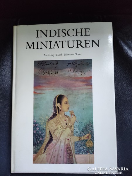 Indiai miniaturák -Művészeti album-Német nyelvű.