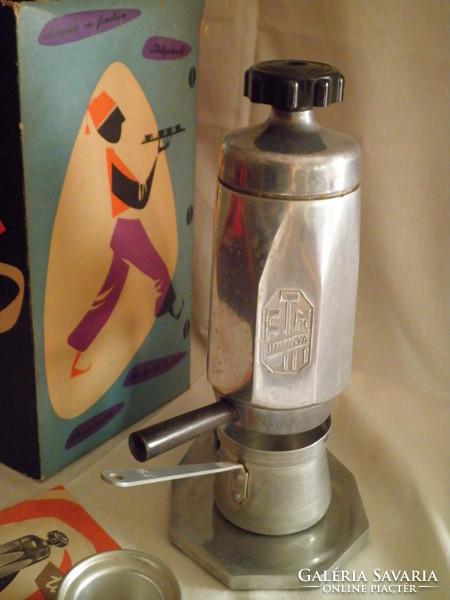 Old unipress electric coffee machine in its original box