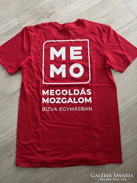 Megoldás Mozgalom póló Gildan Softstyle piros unisex: