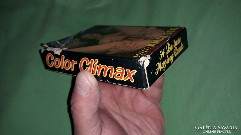 Retro color climax very erotic rummy - French card box with 2 jokers as shown in the pictures