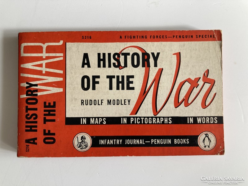 A history of the war: in maps, in pictographs - rare ii. World War Illustrated Publication, 1944