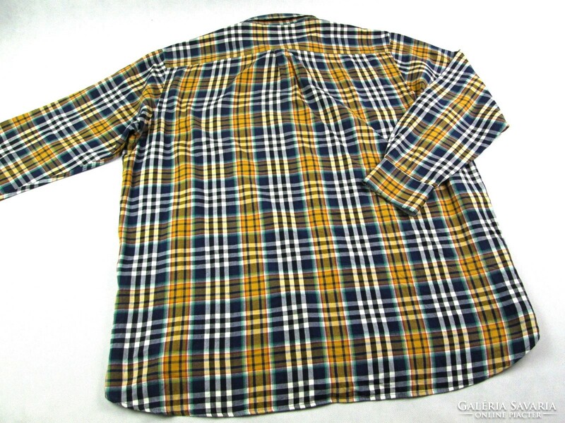 Original bugatti (3xl / 4xl) elegant checkered long-sleeved men's shirt