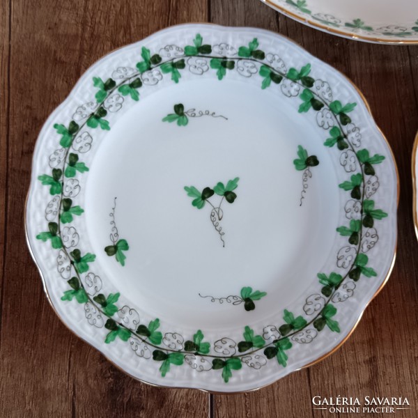 Old Herend parsley pattern plates