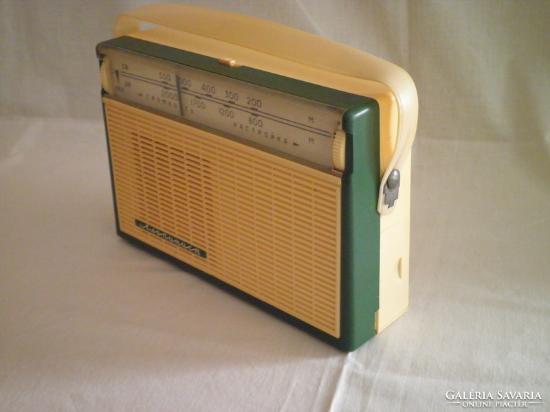 Old Russian alpinist pocket radio from 1966.